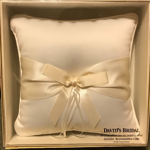 David's Bridal Other - NWT David’s Bridal Ivory Ring Bearer Pillow
